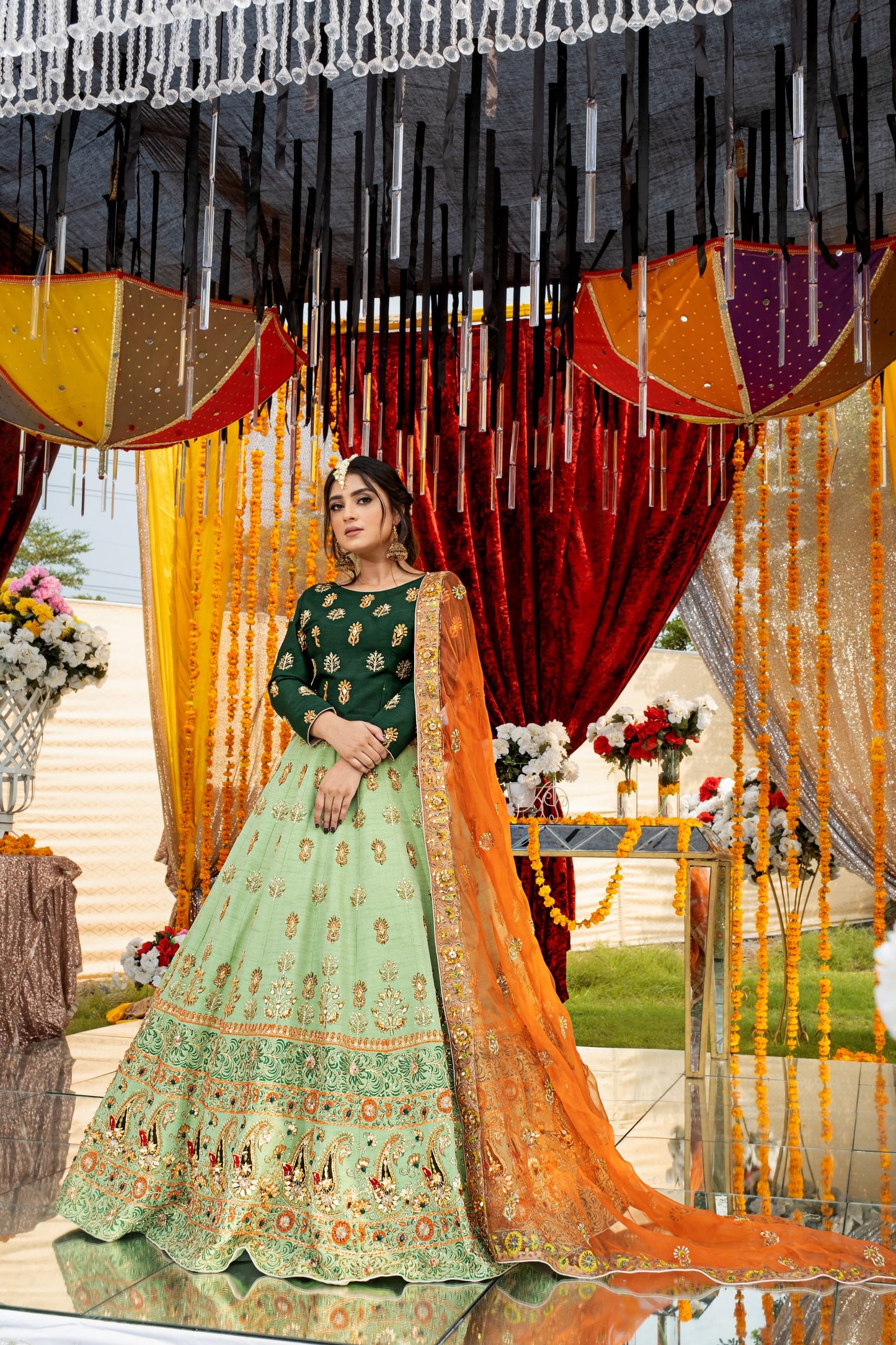 Mehndi Dress