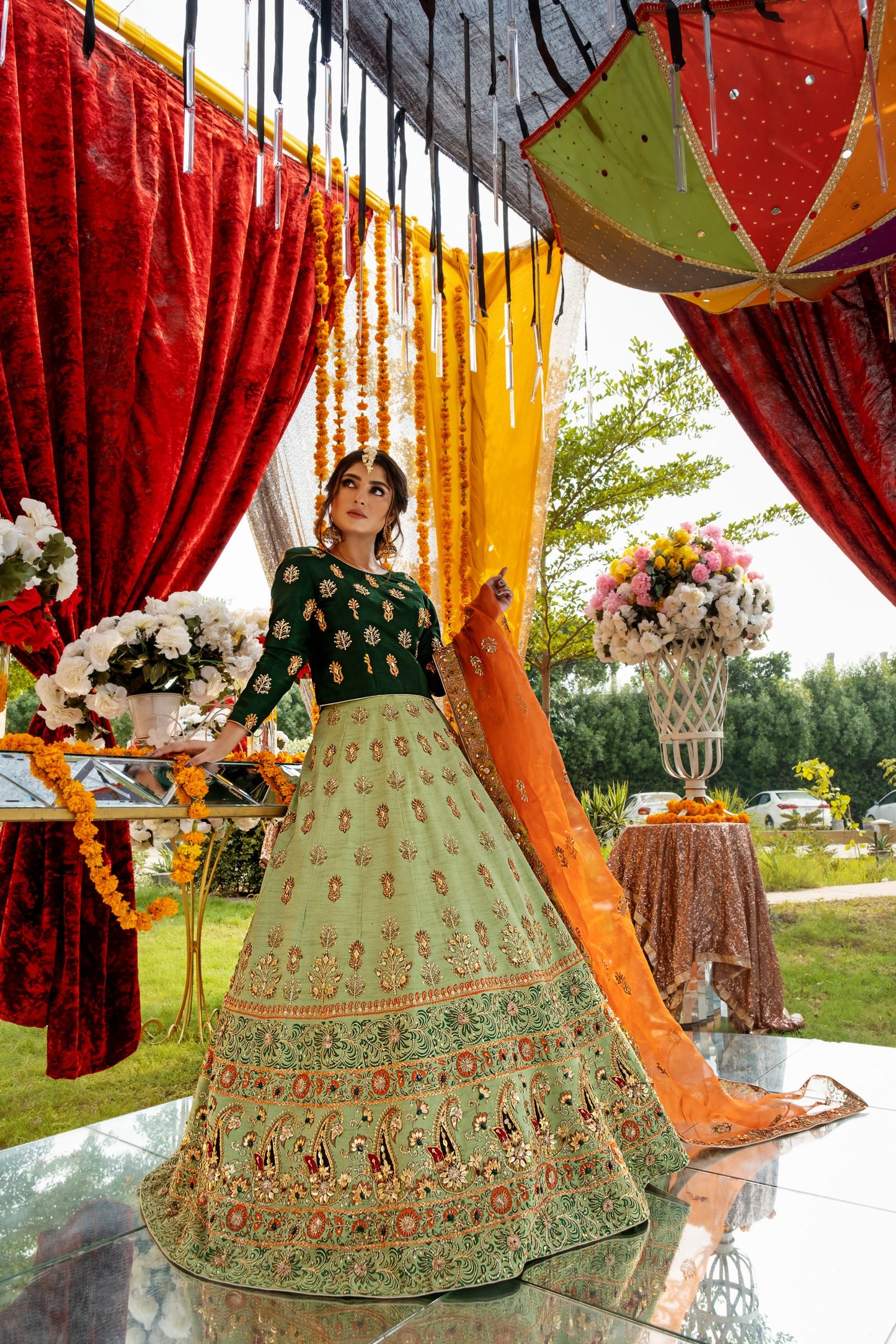Mehndi Dress
