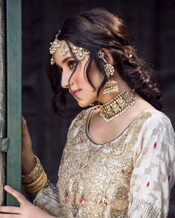 Shoaib Ismail – Regal Gold Embellished Gown - Image 3