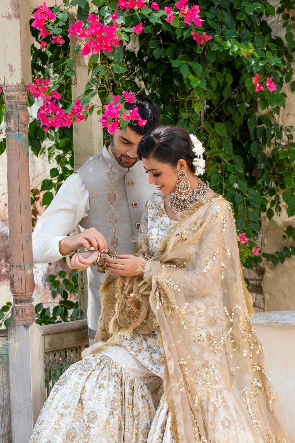 Gold and Ivory Embellished Ensemble (Copy)